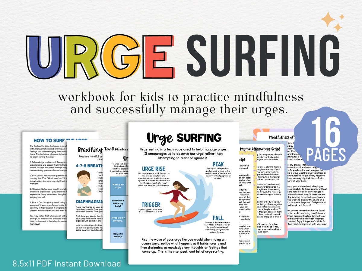 urge surfing worksheet
