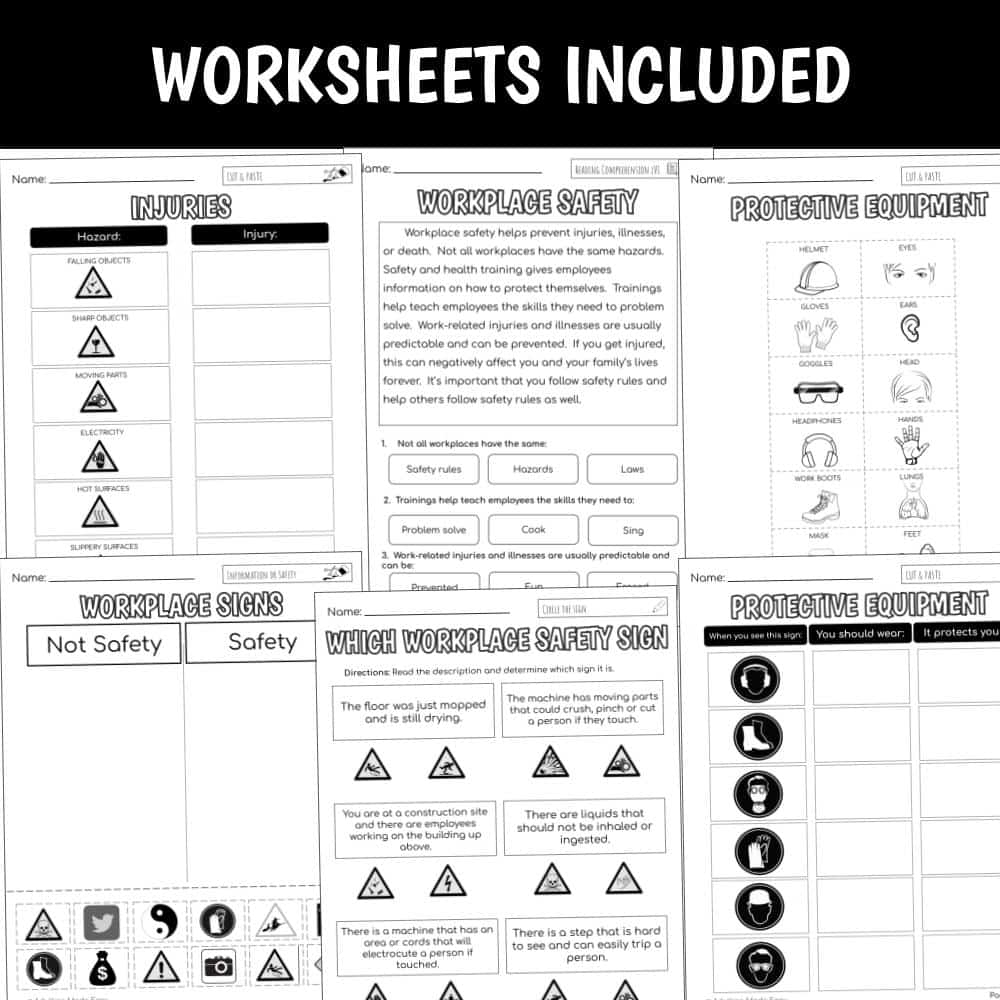 workplaces packet worksheet